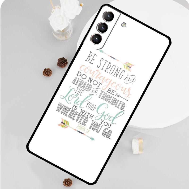 

Bible Verse Jesus Christ Christian Case For Samsung Galaxy S22 S23 Ultra Note 20 Note 10 Plus S9 S10 S20 S21 S23 FE Back Cover Galaxy S9