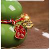 BEPAN Ceramic Peace Gourd Tea Pet Ornament Car Dashboard Decor Small Pendant Fortune Attracting Home Interior Decoration Accessories