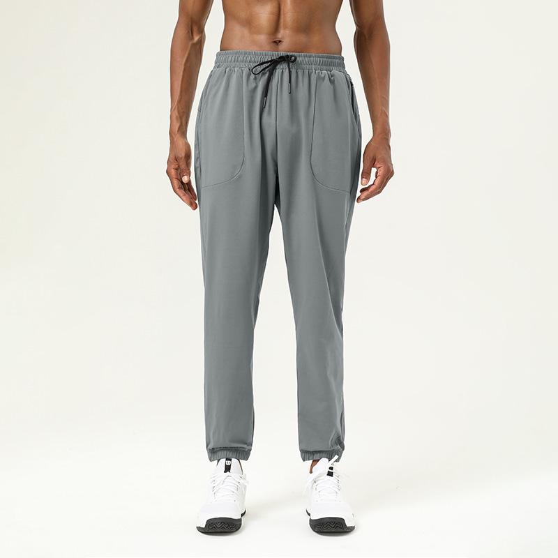 Men's Quick-Dry Marathon Training Pants - Breathable, Cuffed, Ideal for Spring & Autumn