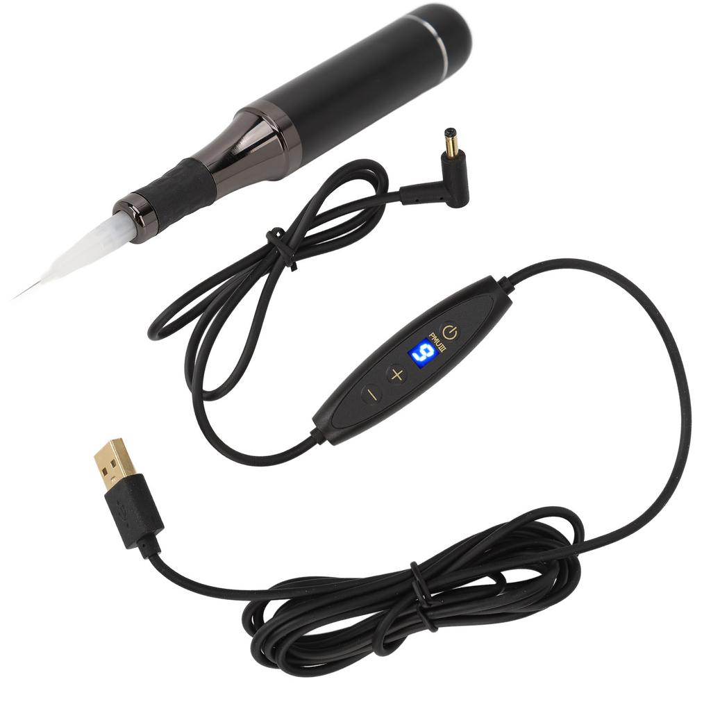 Tattoo Machine Micropigmentation Eyebrow Eyeline 9 Gear Speed PMU Permanent Makeup Pen 100‑240V US