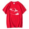Mens High Quality Cotton Short Sleeve Space Print Summer Men T Shirt Casual Loost Oneck Tshirt Cool Tshirt Male Men Tee Shirt