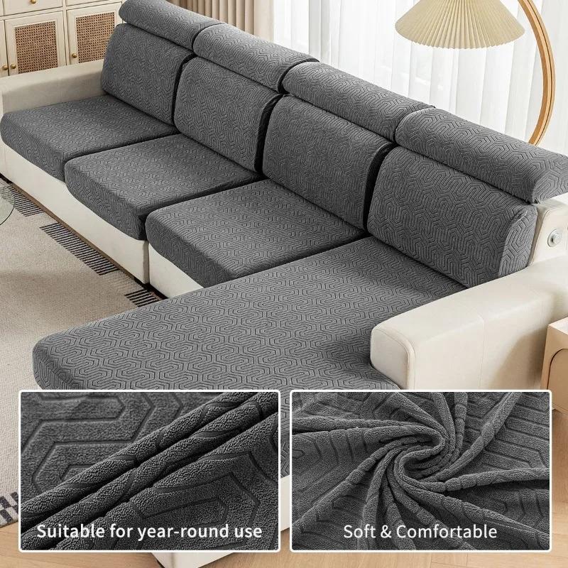 Stretch Jacquard Sofa Seat Covers Waterproof Sofa Cover for Living Room for Living Room L-shape Corner Armchair Sofa Slipcover