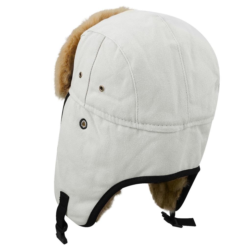 Croogo Pilot Russian Cossack Cap with Ear Flaps and Fur Unisex Winter Hat for Warmth and Perfect for and Outdoor Activities Cap, Lining, Men's Warmth,