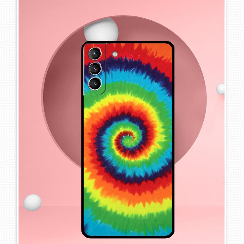 Trippy Tie Dye Hippie Art Case For Samsung Galaxy S24 Ultra S20 S21 S22 S23 S25 Ultra S9 S10 Plus S25 FE Cover Funda