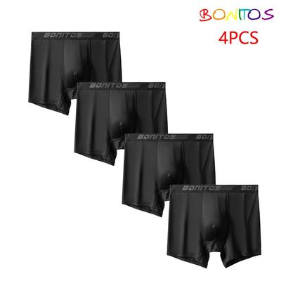 4 pezzi sexy rosso uomo mutande boxer per uomo biancheria intima boxer di alta qualità