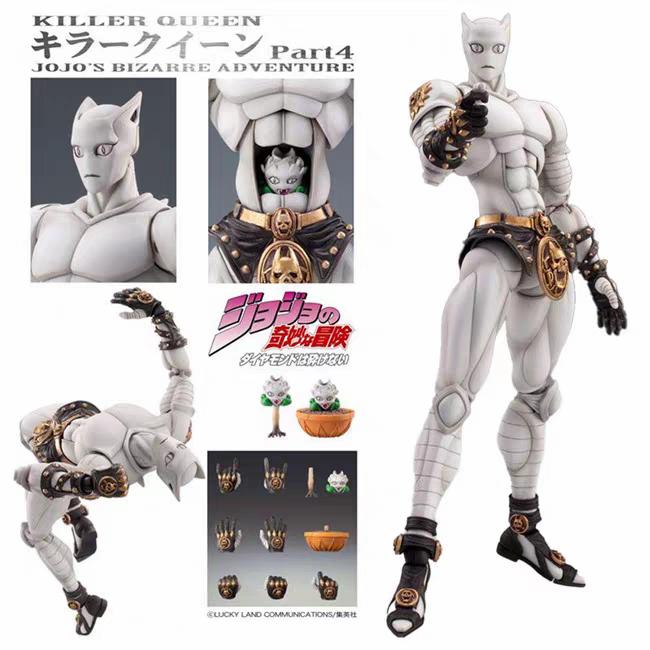 

Super Action Statue Dio Yoshikage Kira Killer Queen Poseable Action Figure Room Desk Decoration Festival Gift Reissue In Stock