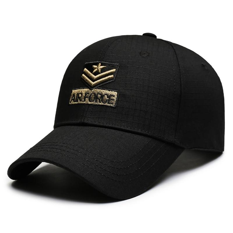 Camouflage Tactical Cap Men's Outdoor Air Force Camouflage Baseball Cap Sunshade Sunscreen Adjustable Breathable Cap