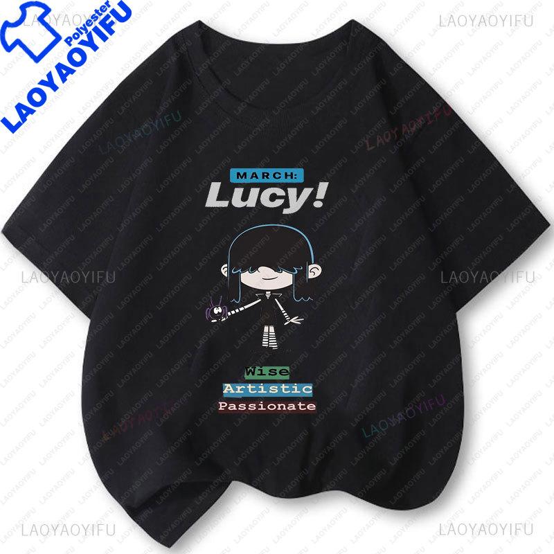 The Loud House Cartoon T Shirts Unisex Unisex Hot Sale Anime Comedy Clothes Polyester Short Sleeved Printed Aesthetic Graphic Tees