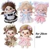 Cute Dress Jk Uniform Clothes For 20Cm Cotton Plush Lolita Dress Up Clothing Skirt Fashion Casual Suit Sock Girl Toy Accessories