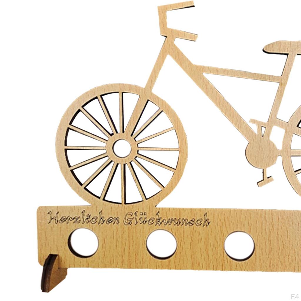 Money Gift Holder Cash Creative Bike Shape Table Centerpiece Guestbook for Festival,
