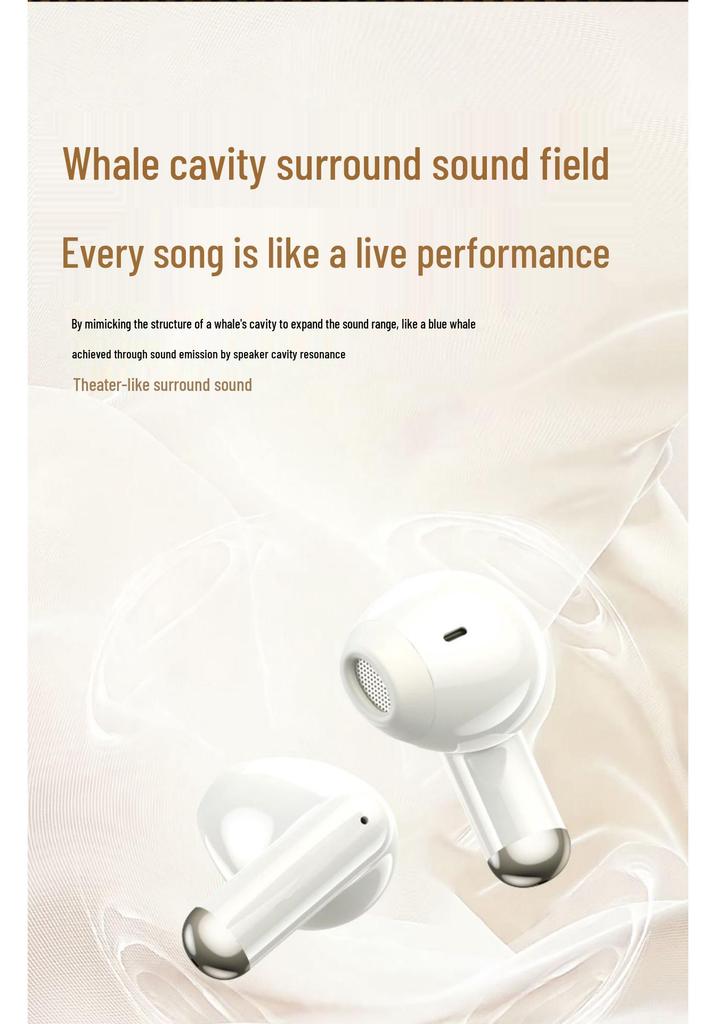 New Y6 True Wireless Bluetooth Earbuds, In-ear with Long Battery Life, Short Handle, Low Latency.