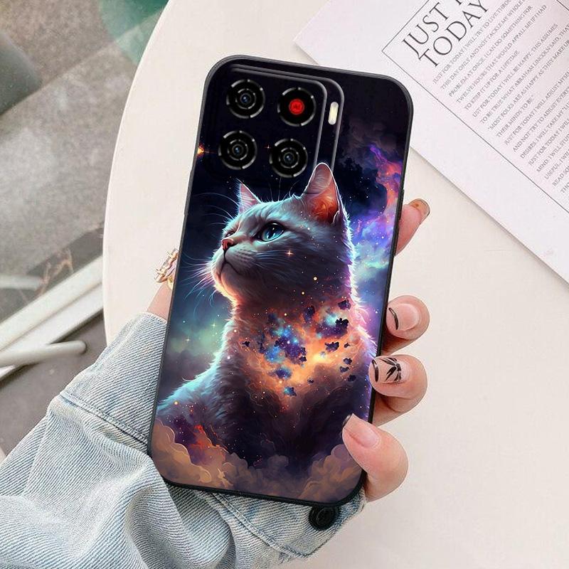 For ZTE Blade A36 4G Phone Case Astronaut Silicone Camera Protection Back Cover For ZTE Blade A56 A76 5G A 36 Funda Coque Shell