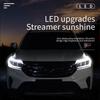 2 adet 12V LED DRL Araba Gündüz Farı Esnek Su Geçirmez Şerit Otomatik Farlar Beyaz Dönüş Sinyal Sarı Fren Akış Işıkları