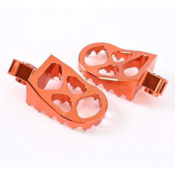 Orange Foot Pegs Enlarge Footpegs Compatible with KTM 390 Adventure 2020 2021 2022 2023,390 Adventure Accessories
