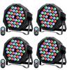 Set of 4 Full-Color 36 LED Stage Lights - Par, Disco, Bar, Strobe