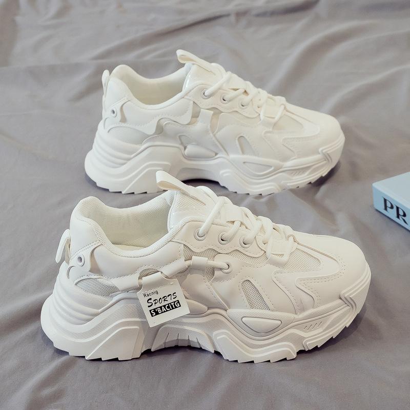 

Spring new versatile women s platform sports casual white shoes tide 2 35