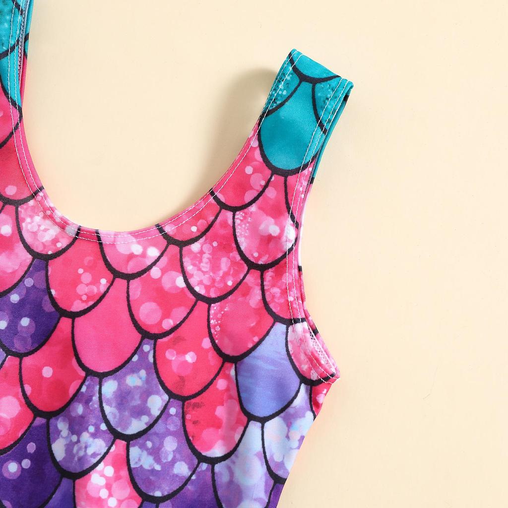 Strój kąpielowy dla niemowlaka Syrenka - Słodka Mała Księżniczka Strój plażowy