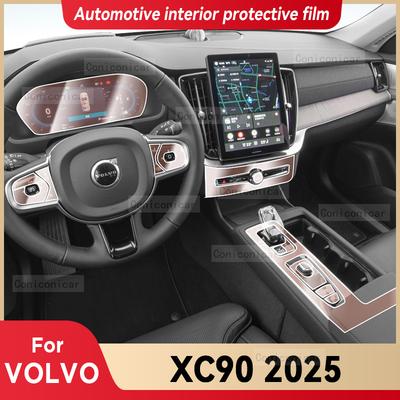 Για VOLVO XC90 2025 Εσωτερικό Αυτοκινήτου Κεντρική Κονσόλα Πίνακας Οργάνων Προστατευτικό Κάλυμμα Φιλμ Αυτοκόλλητο Αντιχαρακτικό Αξεσουάρ