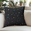 Color Star square Jacquard Pillow Cover for Sofa Office Waist Cushion Cover Home Decorative Pillowcase