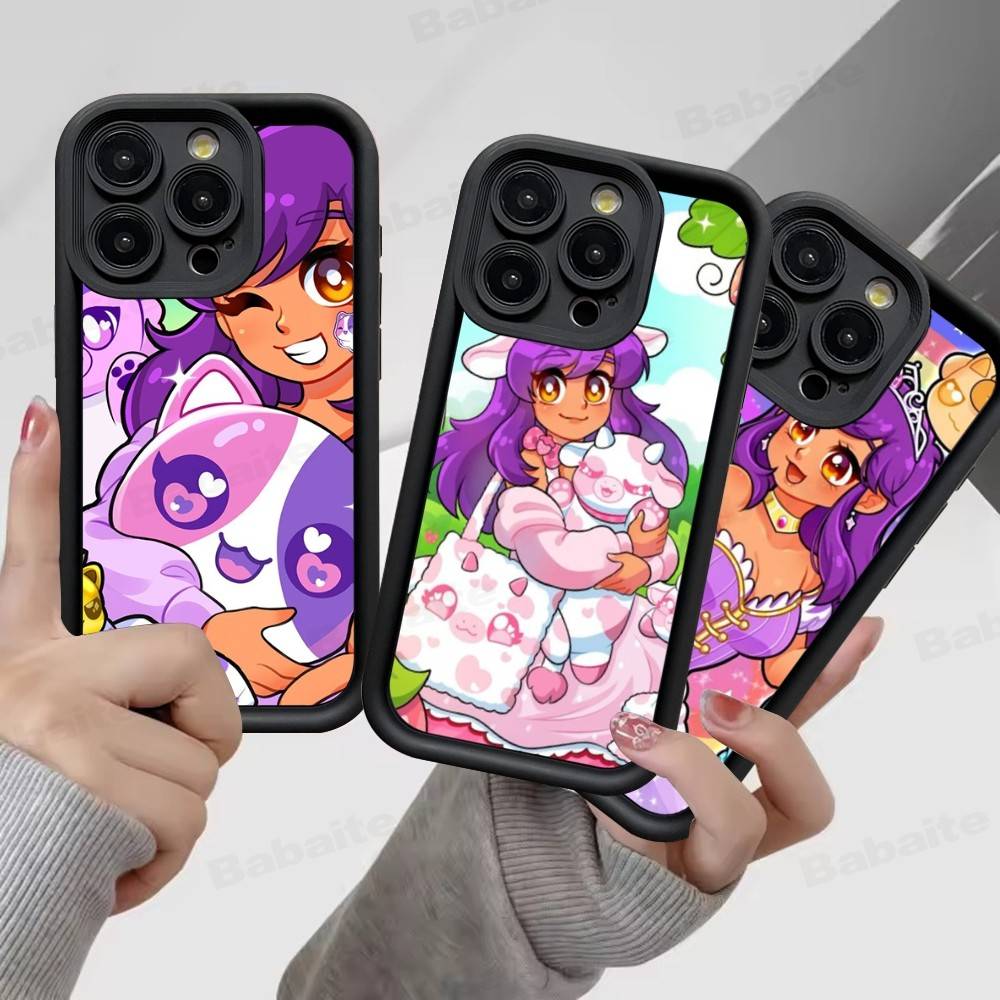 Aphmau Cute Girl Funny Phone Case For IPhone 17 16 15 14 13 12 11 Pro Max Plus Silicone Shockproof Case