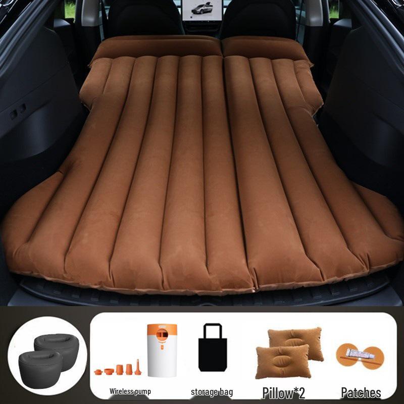 Tesla Model Y/3 Rear Seat Inflatable Mattress - Foldable Car Sleeping Pad