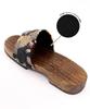 Japanese Burnt [KYOETSU] Sandals, Geta, Pattern, Paulownia, Men's (9)