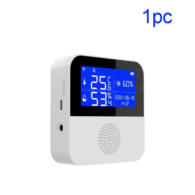 

Tuya Smart WiFi Temperature Humidity Sensor LCD Display Devices Indoor Outdoor Thermometer Hygrometer Meter Supports Alexa Only Sensor
