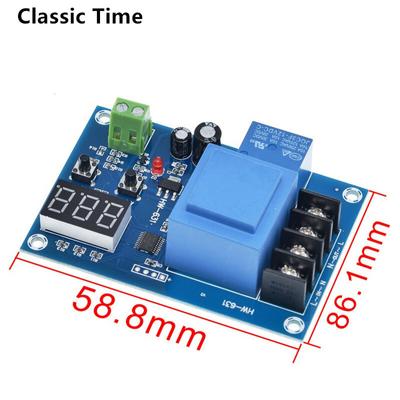 XH-M602 Digital Control Battery Charging Control Module AC 220V Lithium Storage Battery Charger Control Switch Protection Board