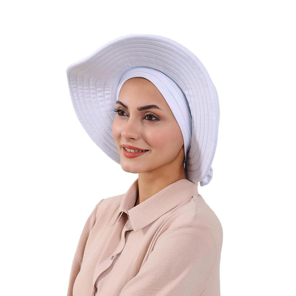 Sun Protections Hat With Headwraps For Outdoor Activities Breathable Sun Protective Headwear Lightweight Foldable Design