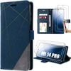 Case - E.F.CONNECTION - Xiaomi 14 Pro - Leather Effect - 2 Tempered Glasses - Stand Function