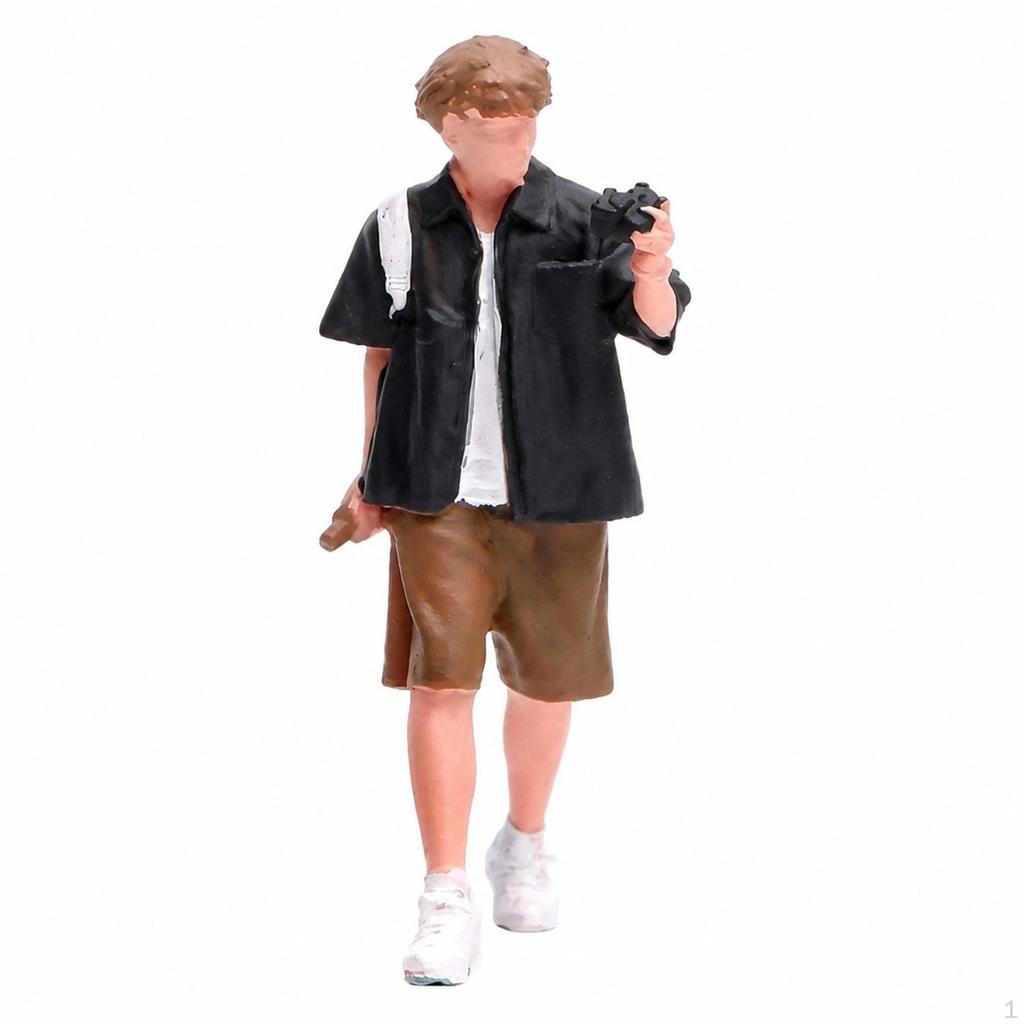 Photographer Miniature Figure HandPainted Figurine Highly Detailed 1/64 Scale