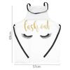 Stain-Resistant Eyelash and Nail Art Apron for Beauty Salons