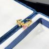 Exquisite Pink Diamond Butterfly Crown Ring: Fashionable, Versatile, Unique Design for Women