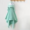 Cartoon Pattern Coral Fleece Hooded Bath Robe Soft Absorbent for Infants and Children
