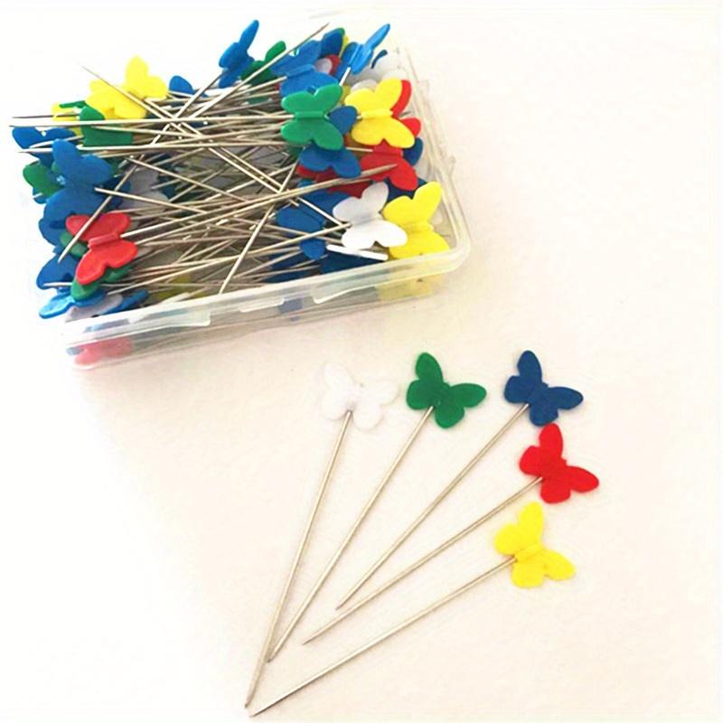 50Pcs Box Dressmaking Pins Head Pins Embroidery Patchwork Pins For Sewing DIY Sewing Dressmaker Jewelry Decoration