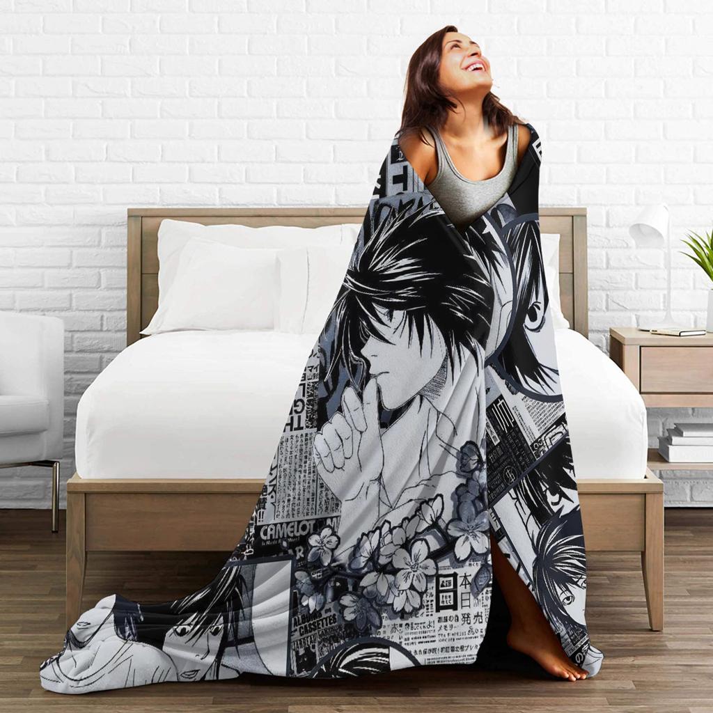Death notes  Blanket Quality Super Soft  Bedding Throws Winter Students Couch Chair Comfortable Bedspread