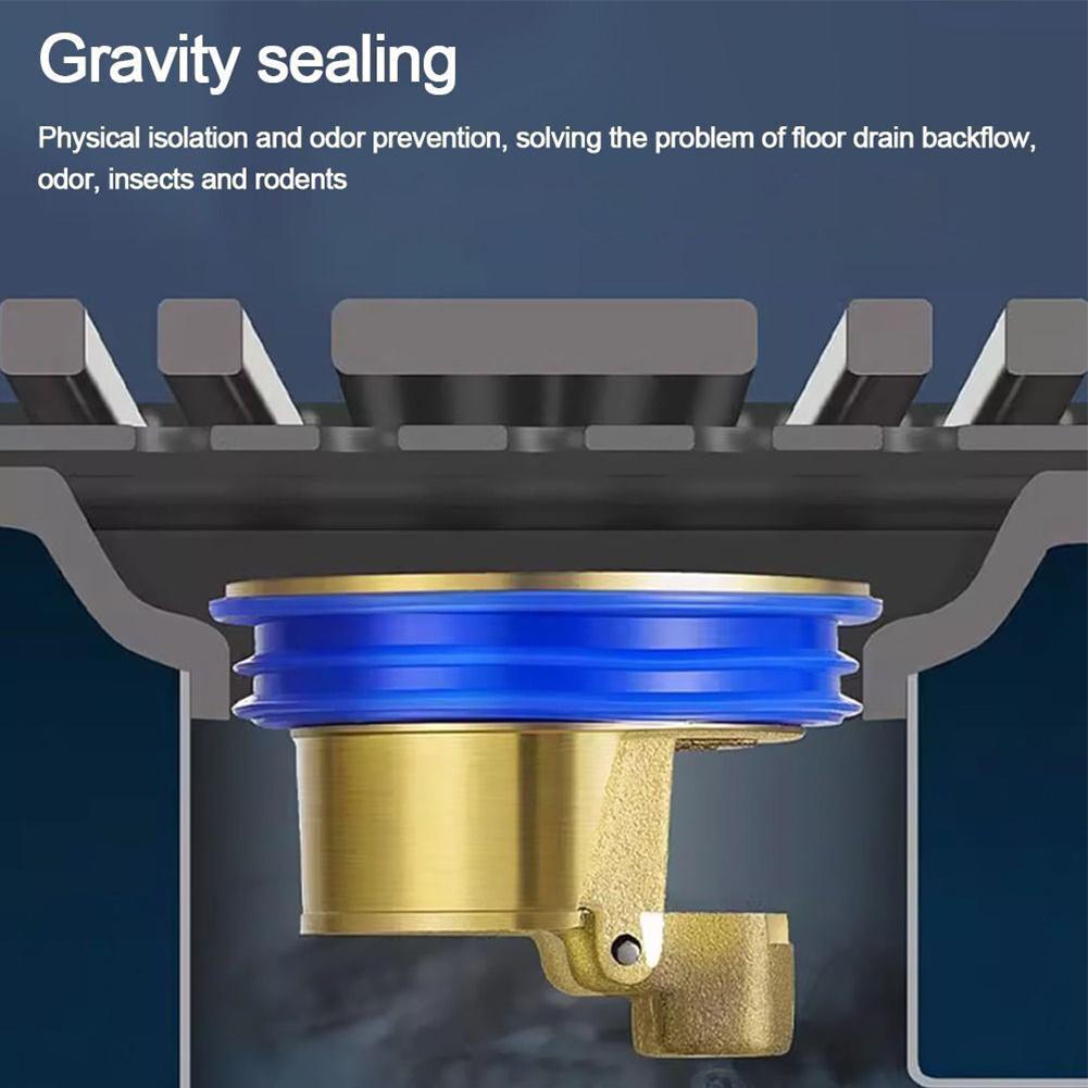 Shower Floor Drain Sink Strainer Bathroom Supplies Universal Fast Drainage Floor Drain Anti-odor Dectable Backflow Preventer