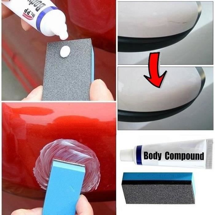 B601323-SIMPLISIM: Svamp-pasta Tar bort Repor Klor Lack Kaross Bil Sett på TV