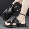 Slippers Summer New Soft Bottom Breathable Casual One-word Drag Seaside Wading Cover Toe Sandals
