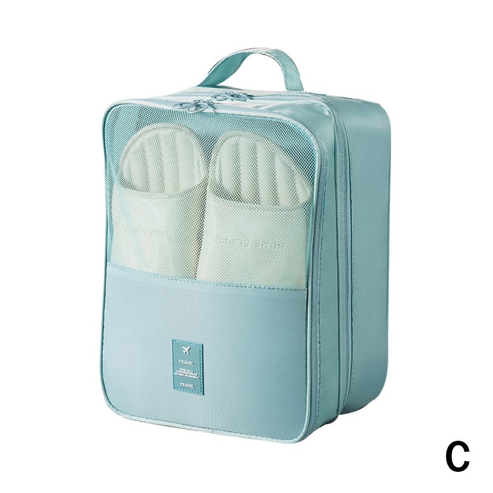 Reise-Schuhaufbewahrungstasche Großes Fassungsvermögen 3 Schichten Schuh-Organizer-Tasche Maschinenwaschbar Multifunktionelles Reisezubehör