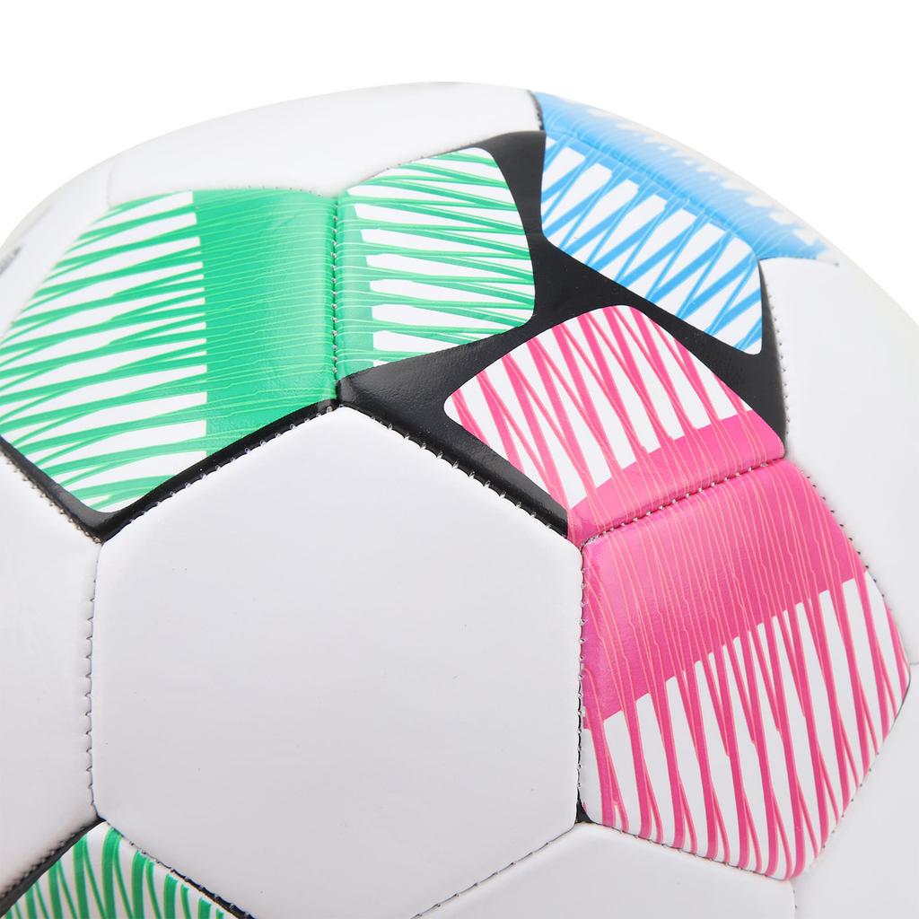 Soccer Ball PVC Soccer Football Size 5 Wear Resistant Soft Cover Training Sports Ball for Game Matches