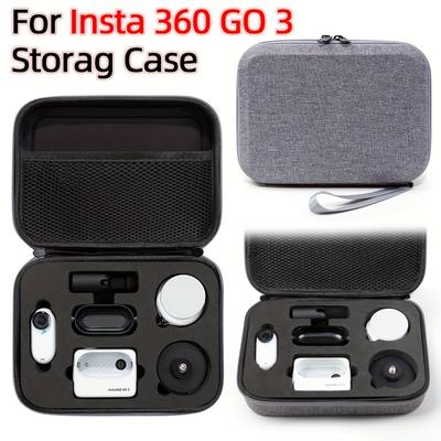 Bolsa de almacenamiento para Insta360 GO 3 Estuche de transporte integrado Caja de protección con apertura precisa del molde Estuche de accesorios para Insta360 GO 3