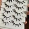 5Pairs/box 9-13MM DIY Lashes Extension Black Comic Eye Fake Eyelashes  Daily