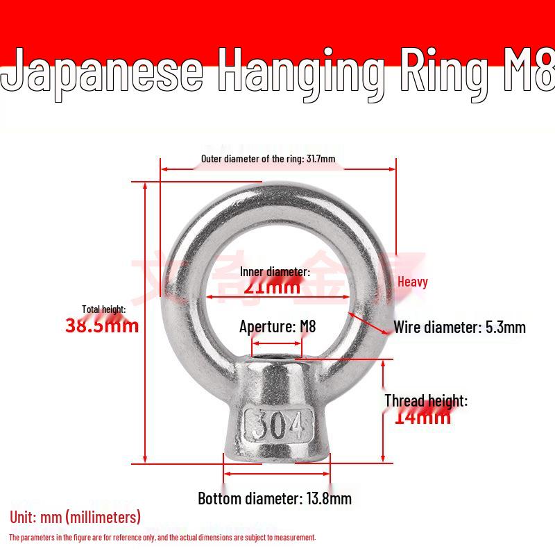 Stainless Steel Eye Nut M6-M20 Lifting Lug Bolt