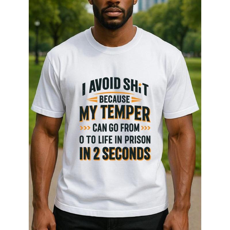 

European sizes A Hot Temper, No Concealment. Declare Your Emotional Minefield with the Most Straightforward Humor 4XL білий