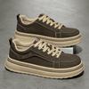 Men's Platform Casual Shoes 2026 Autumn New Outdoor Comfortable Cross Tied Board Shoes Fashion Vintage Height Increase Sneakers