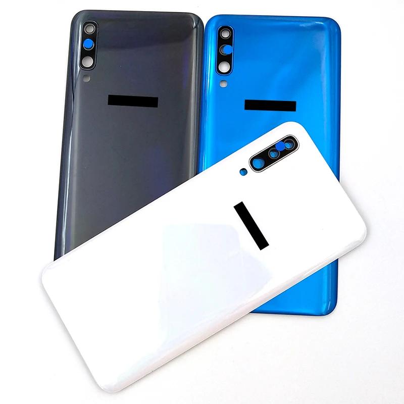 Middle Frame For Samsung Galaxy A50 2019 A505 SM-A505F Housing Middle Frame Battery Cover Back Panel Rear With SIM Card Tra