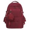 School bag new school bag men's high value trend large capacity dirt-resistant junior high school students multi-compartment backpack women