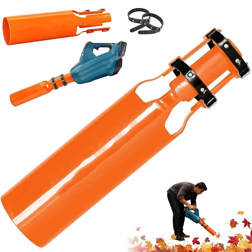 Quick Attach Leaf Blower Attachment Doubles Airflow Booster Replacement Leaf Blower Air Booster For Snow Debris Backyard Garden