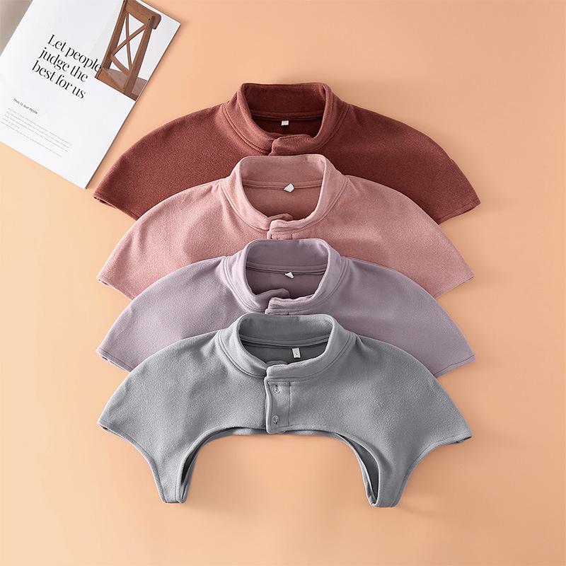 German Velvet Shoulder and Neck Warm Shawl: Autumn/Winter Protection for Pregnant Women, Middle-Aged & Elderly